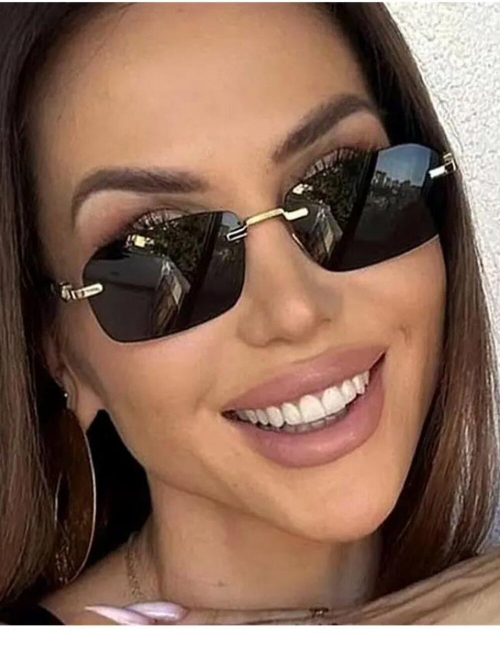Retro Rectangle Sunglasses